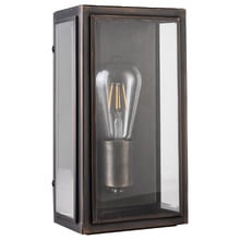 Kent Brass & Glass Outdoor Wall Light